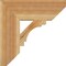 Ekena Millwork Merced Slat Rough Sawn Bracket, Western Red Cedar, 6"W x 20"D x 20"H BKT06X20X20MRC06RWR - alternate 4